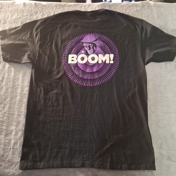 Vintage Phantom Fireworks Double Sided Graphic Print Black T-Shirt Size XL - Picture 4 of 7